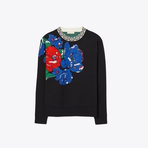 Tory Burch Floral Pullover